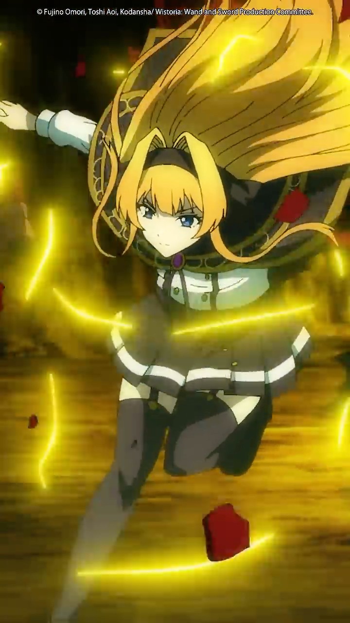 Lihanna is not like other mages ? #wistoria #wistoriawandandsword #animemoments #anime #lightning